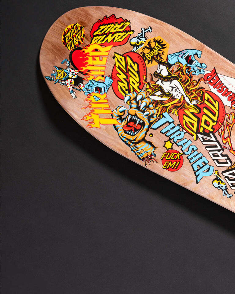 SANTA CRUZ: x THRASHER Oops Alba Deck 10.40