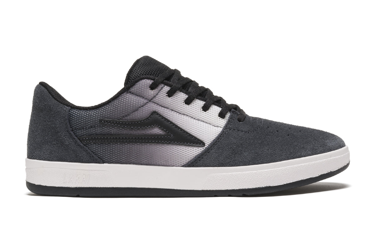 LAKAI SKATE SHOES BRIGHTON. Black Gradient Suede. Sizes 7 Wight