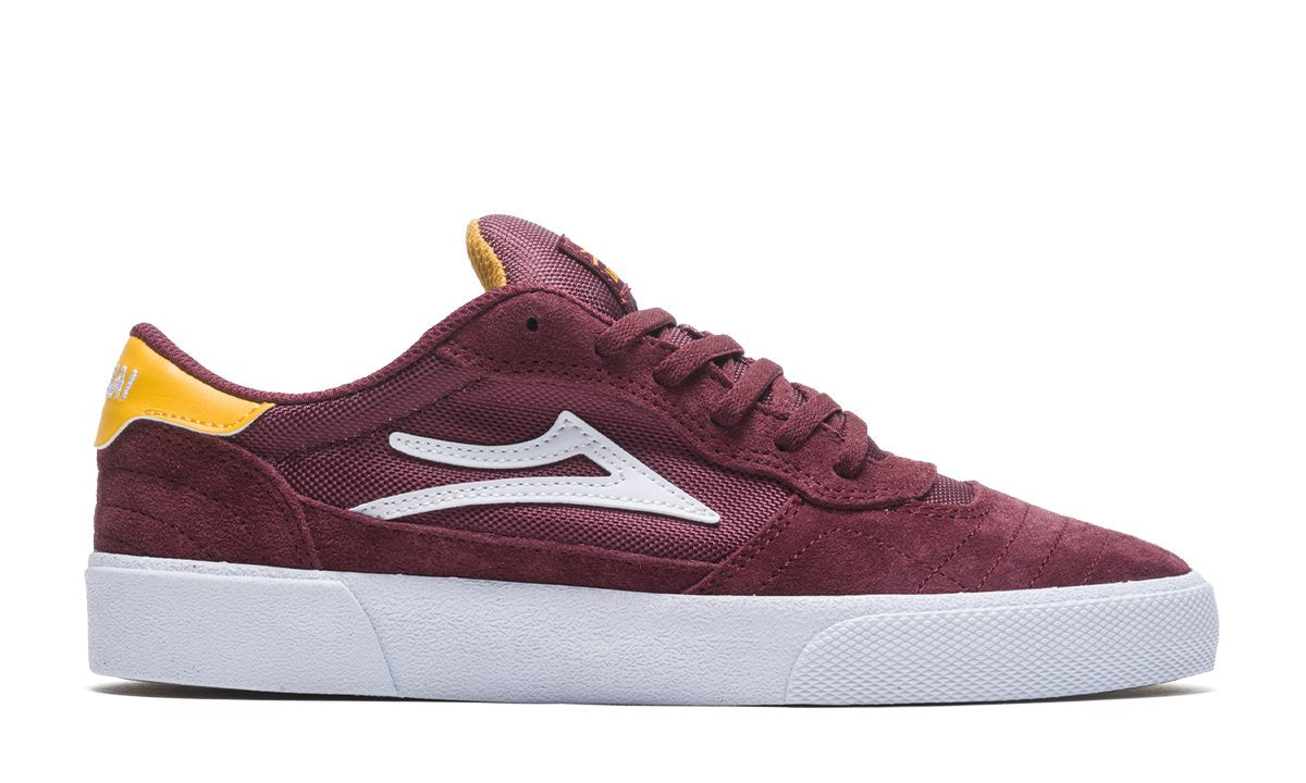 LAKAI SKATE SHOES CAMBRIDGE. Burgandy Suede. Sizes 7 Wight