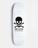 DEATH SKATEBOARDS: OG Skull 'Pool Shape' Skateboard Deck - 9"