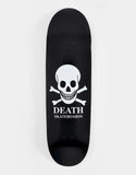 DEATH SKATEBOARDS: OG Skull '90s Shape' Skateboard Deck - 9.1"