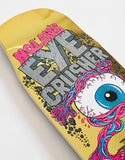 HEROIN SKATEBOARDS: Nolan Eye Crusher 10" GOLD FOIL
