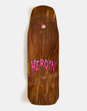 HEROIN SKATEBOARDS: Nolan Eye Crusher 10" GOLD FOIL