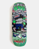 HEROIN SKATEBOARDS: Swampy Stomp deck 10.5"