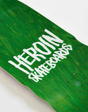 HEROIN SKATEBOARDS: Swampy Stomp deck 10.5"