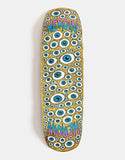 HEROIN SKATEBOARDS: 9.5" Seeing Double Mutated Skateboard Deck - GOLD