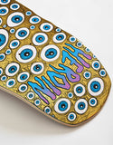HEROIN SKATEBOARDS: 9.5" Seeing Double Mutated Skateboard Deck - GOLD