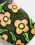 KROOKED SKATEBOARDS: Zogger Widstyle Flowers deck - 10.75"