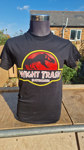 WIGHT TRASH JURASSIC TRASH ADULT SHIRT
