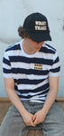 WIGHT TRASH STRIPED EMBROIDERED T-SHIRT