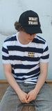 WIGHT TRASH STRIPED EMBROIDERED T-SHIRT