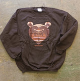 INSANE SKATEBOARDS: Tunnel of Love Crewneck Sweatshirt Brown