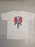 INSANE SKATEBOARDS: Screw Flower T-Shirt Grey