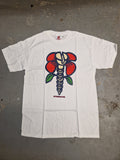 INSANE SKATEBOARDS: Screw Flower T-Shirt White