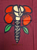 INSANE SKATEBOARDS: Screw Flower T-Shirt Burgandy