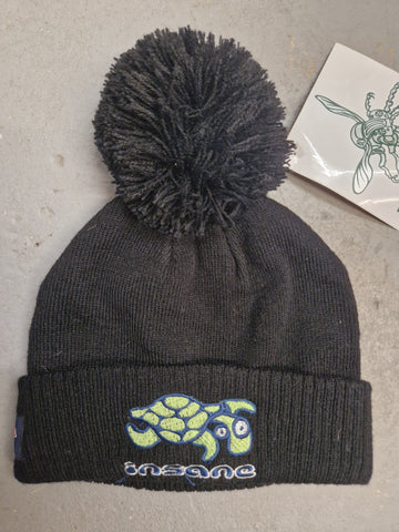 INSANE SKATEBOARDS: Turtle Knit Bobble Hat