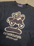 INSANE SKATEBOARDS: Panda Crewneck Sweatshirt (Navy)
