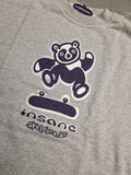 INSANE SKATEBOARDS: Panda Crewneck Sweatshirt (Grey)