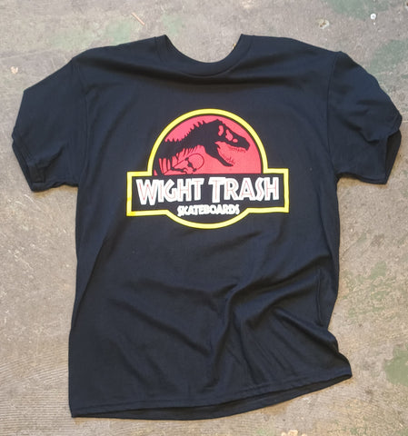 WIGHT TRASH JURASSIC TRASH ADULT SHIRT