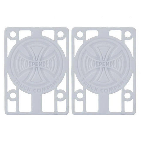 Independent Trucks 1/8" White Riser Pads