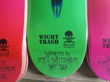 WIGHT TRASH SKATEBOARDS: DEATH/TRASH COLAB DECK  -  8",8.25",8.375",8.5",9"