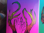 WIGHT TRASH SKATEBOARDS: DEATH/TRASH COLAB DECK  -  8",8.25",8.375",8.5",9"