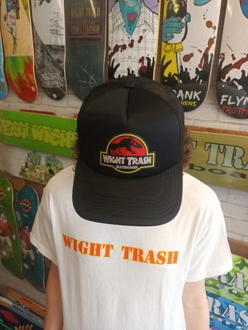 Jurassic Trash Trucker Cap