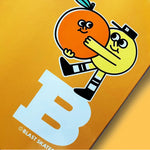 BLAST SKATES: Fruity Bunch Skate n Sniff Orange 8"
