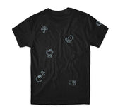 Girl Skateboards x Hello Kitty 50th All Over Tee Black
