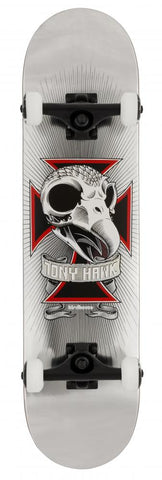 COMPLETE: BIRDHOUSE 'Hawk Skull' Chrome 7.75"