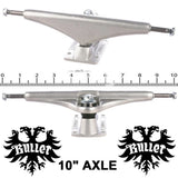 Bullet 185 Trucks (pair) Raw - 10"