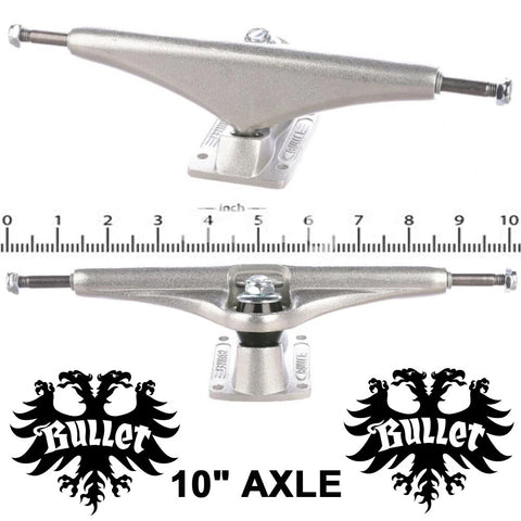 Bullet 185 Trucks (pair) Raw - 10"