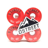 WHEELS: D Street 59 Cent Skateboard Wheels 78A Red 59mm