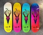 WIGHT TRASH SKATEBOARDS: DEATH/TRASH COLAB DECK  -  8",8.25",8.375",8.5",9"
