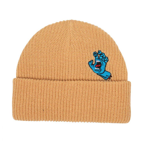 Santa Cruz - Mini Screaming Hand Beanie - Wheat
