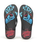 SANTA CRUZ: Flip Flops Screaming Hands Logo - Youth