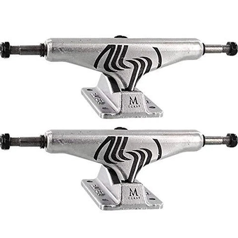 SILVER M-Class Hollow Trucks - 8.25" in Silver (PAIR)
