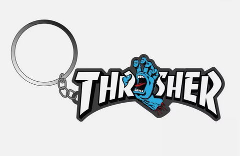 Santa Cruz x Thrasher Screaming Hand Keyring