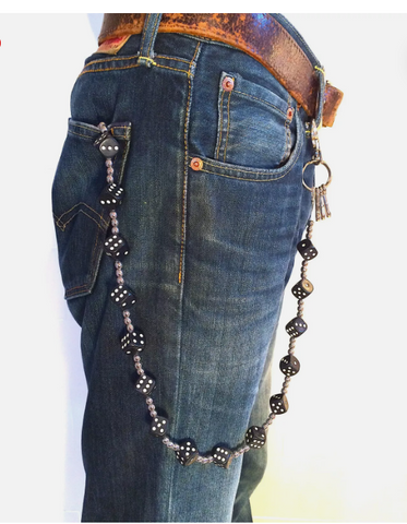 Gratis - Black Dice chain design (Wallet Chain)