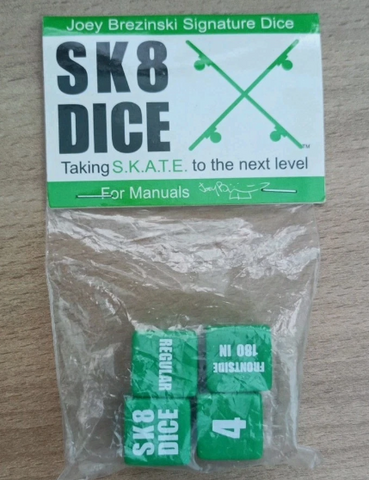 SK8 DICE - Joey Brezinski Signature 'MANNY' Dice