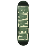 Baker Rowan Zorilla - Brand Logo Green Foil Deck - 8.0"