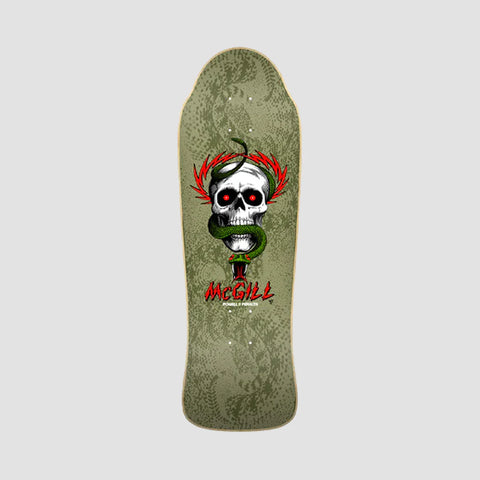 POWELL PERALTA: Series 13 Bones Brigade Mike McGill Skull and Snake Reissue Deck 9.94"