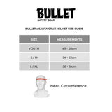 BULLET HELMET: Bullet X Santa Cruz Screaming Hand S/M & L/XL