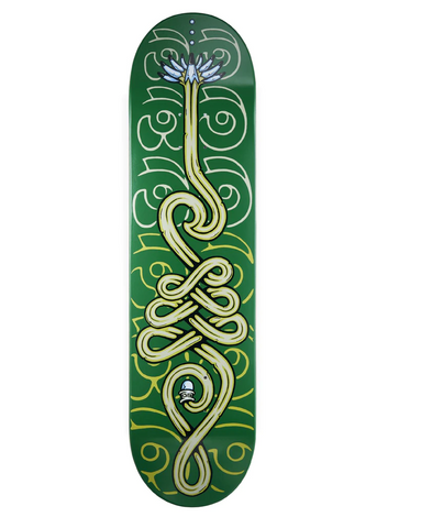 DRAWING BOARDS: 'The Unalome' Skateboard Deck,  8.8"