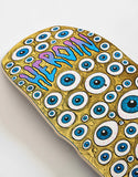 HEROIN SKATEBOARDS: Seeing Double Mutated Gold Deck 9.5”
