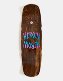 HEROIN SKATEBOARDS: Seeing Double Mutated Gold Deck 9.5”