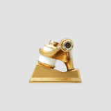 Picture 5.25" Metal Hollow Custom Gold Skateboard Trucks (Pair)