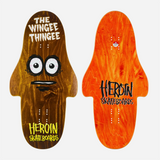 HEROIN SKATEBOARDS: The Wingee Thingee 15.25" (Blue, Brown)