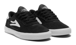 LAKAI SKATE SHOES: CAMBRIDGE KIDS Black/White Sizes 1,2,3.