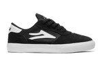 LAKAI SKATE SHOES: CAMBRIDGE KIDS Black/White Sizes 1,2,3.